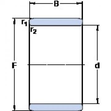 r, r1,2 min. SKF IR 38x43x30 Needle roller bearing components