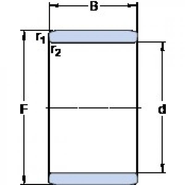 B SKF IR 12x16x22 Needle roller bearing components #3 image